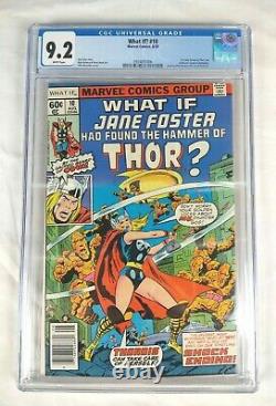 What If #10 (1978 Marvel) Rare 1st Jane Foster As Thor Comic CGC 9.2 WHITE Pages