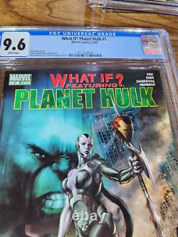 What If Planet Hulk #1? 1st appearance of SKAAR? CGC 9.6 White Pages