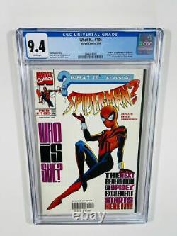 What if #105 CGC 9.4 NM White Pages Marvel Comics 1998