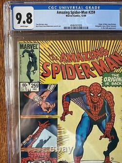 White Pages! Amazing Spider-Man #259 CGC 9.8 Origin of Mary Jane Watson