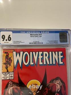 Wolverine #17 Cgc 9.6 White Pages John Byrne Uncirculated Not Pressed New Slab