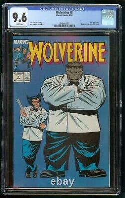 Wolverine (1989) #8 Cgc 9.6 White Pages