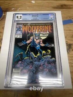 Wolverine #1 1988 CGC 9.2 Newsstand White Pages