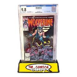 Wolverine #1 1988 CGC 9.8 White Pages 1st Appearance Of Wolverine As Patch