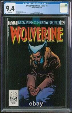Wolverine 1-4 Limited Series Sep-dec 1982 Cgc-graded 9.4 All White Pages Lot-953