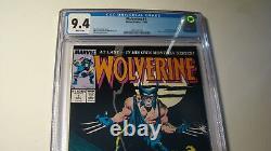 Wolverine 1 Cgc 9.4 White Pages 1st Solo 1st Patch John Bryne Art X-men