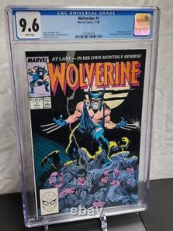 Wolverine 1 Cgc 9.6 White Pages 1988 1st Patch Clean Case 890008