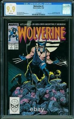 Wolverine #1 Cgc Mint 9.9 White Pages