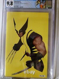 Wolverine #1 John Tyler Christopher Neg Variant CGC 9.8 White Pages 1296/3000