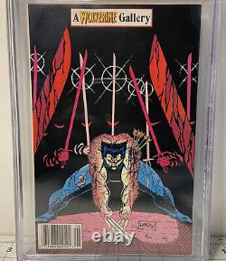 Wolverine #8 Cgc Ss 9.2 Nm- 1989 White Pages? Chris Claremont Sig? Label