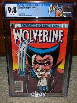 Wolverine Limited Series #1 CGC 9.8 1982 1st Solo! X-Men! White Pages! L9 127 cm