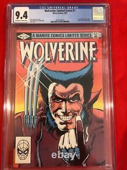 Wolverine Limited Series #1 Cgc 9.4 White Pages 1982 1st Solo Series