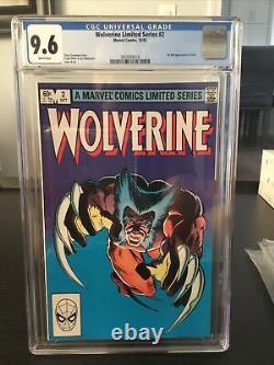 Wolverine Limited Series #2 CGC 9.6 White Pages Chris Claremont /Frank Miller