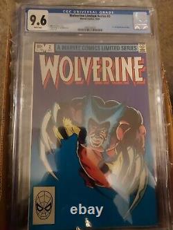 Wolverine Limited Series #2 CGC 9.6 White pages F. Miller 1982 4371136020