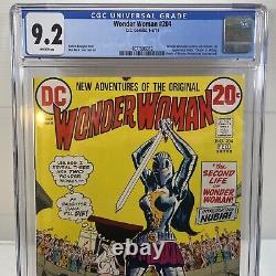 Wonder Woman #204 CGC 9.2 1973 1st Appearance of Nubia White Pages