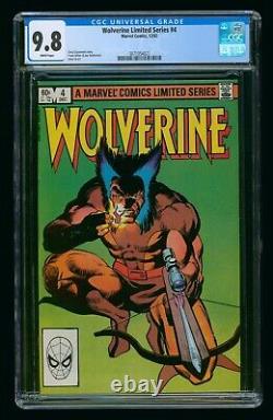 Woverine #4 (1982) Cgc 9.8 Limited Series White Pages