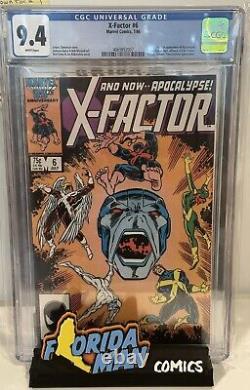 X-Factor #6? 1st appearance Apocalypse cgc 9.4 white pages