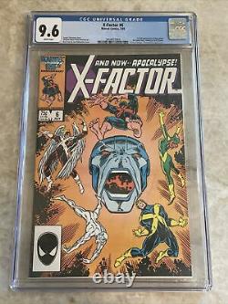 X-Factor #6 CGC NM+ 9.6 White Pages 1st Apocalypse