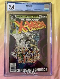 X-Men 120 CGC 9.4 WHITE Pages First Alpha Flight Cameo