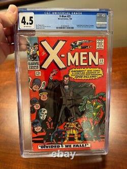 X-Men #22 CGC 4.5 1966 Off-White Pages Roy Thomas & Dick Ayers