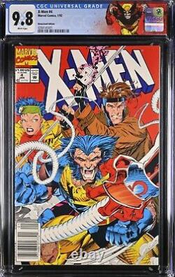 X-Men #4 CGC 9.8 White pages Newsstand! 1st Apperance Omega Red Custom Label