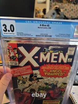 X-Men 5 1963 CGC 3.0 OW-White pages 2nd Scarlet 3rd Magneto