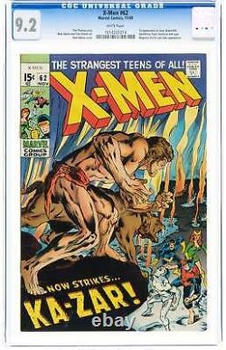 X-Men 62 CGC 9.2 WHITE PAGES