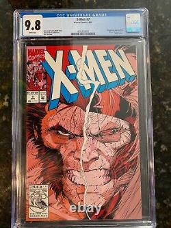 X-Men #7 Marvel 1992 Omega Red Maverick CGC 9.8 NM/MT White Pages Comic