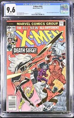 X-men #103 Cgc 9.6 White Pages Newsstand Marvel Comics 1977 Juggernaut Black Tom