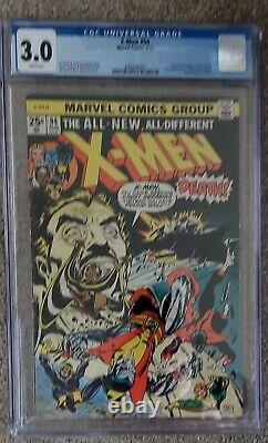 Xmen 94 CGC 3.0 Good to Very Good! 8/75 New X-Men begins! White Pages