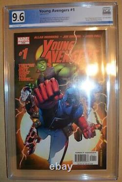 YOUNG AVENGERS #1 (2005) PGX 9.6 Like CGC WHITE PAGES 1st Appearance Kate Bishop