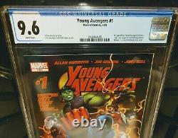 Young Avengers 1 cgc 9.6 White Pages! 1st App Kate Bishop Iron Lad